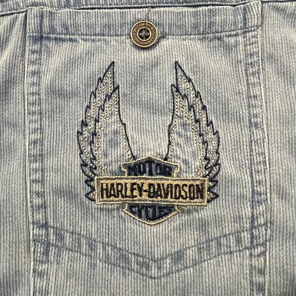 Harley-Davidson Denim Shirt Large - Picture 3 of 5